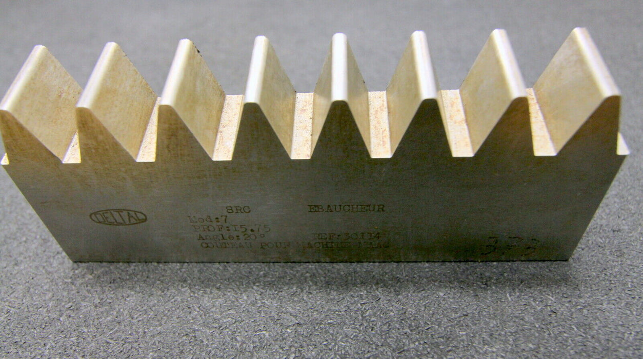 DELTAL Hobelkamm rack cutter m= 7 180x25mm 8 Z