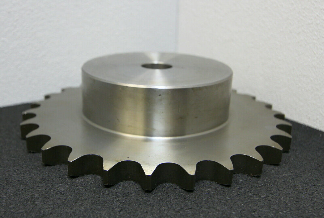 Kettenradscheibe mit einseitiger Nabe KRS Chainwheel Teilung 3/4"x7/16" Z= 27