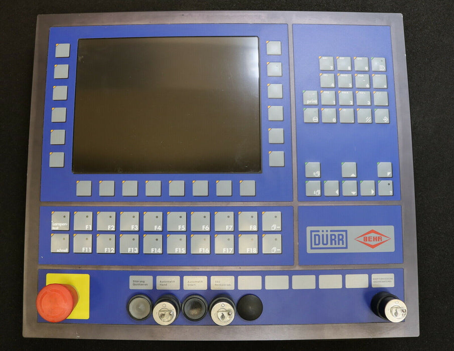 SÜTRON / DÜRR / BEHR Bedienfeld - panel BT35 Typ 81064.500 mit Eproms HL000677