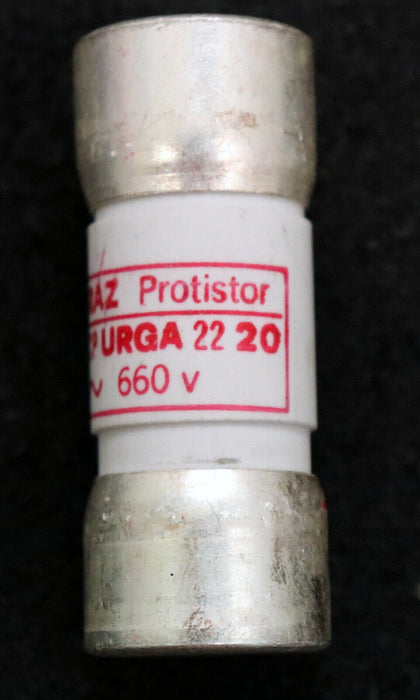 FERRAZ PROTISTOR 3x Sicherungseinsatz fuse-link 6,621 CP URGA 22 20 20A 660VAC