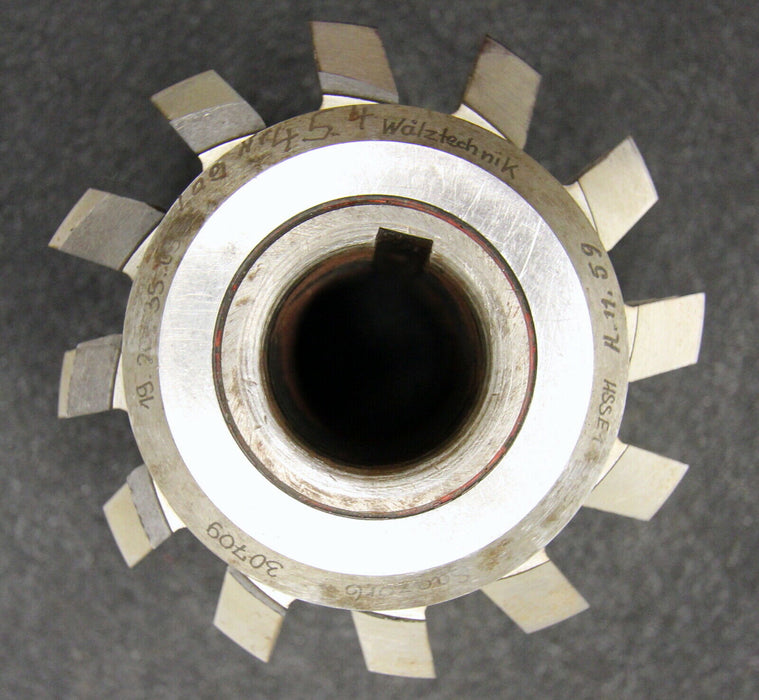 SAAZOR Stollenwälzfräser involute spline hob Vorfräser m = 5mm Ø110x110xØ32mm