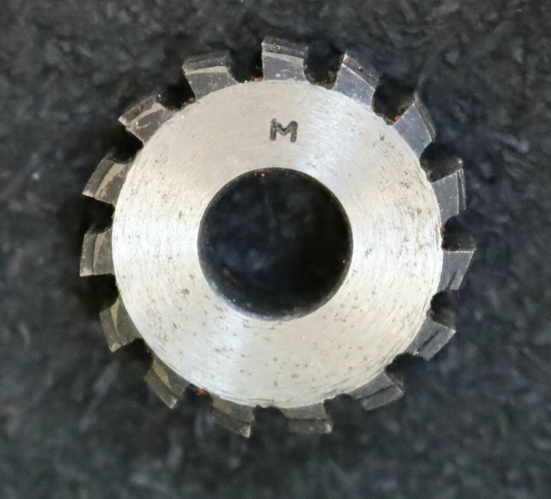 MIKRON Wälzfräser No. 11809 - Ø22x7xØ8mm 1gg. Rechts 15 Spanuten