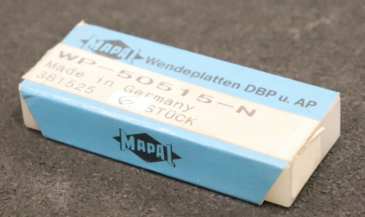 MAPAL 6 Stück Wendeplatten WP-50515-N 381525