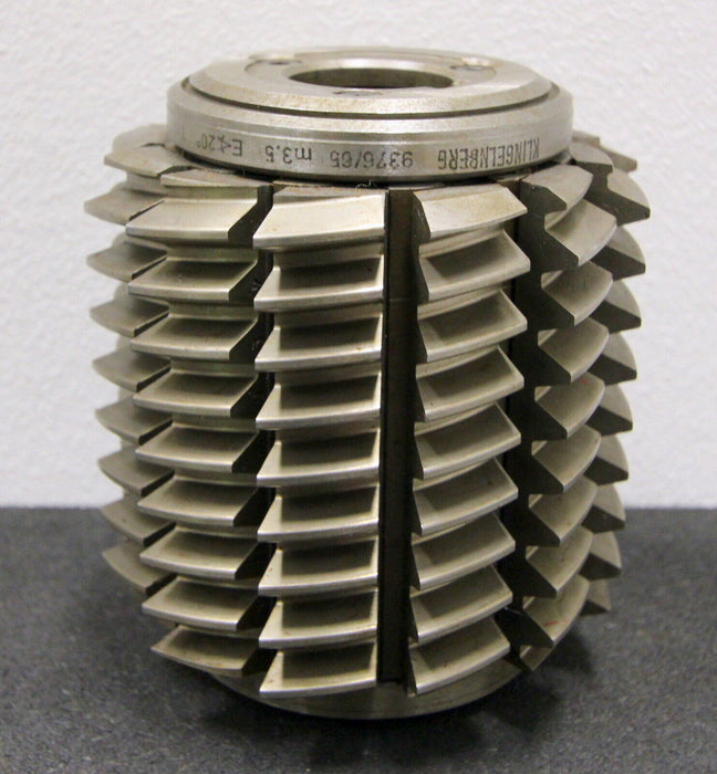 KLINGELNBERG Stollenwälzfräser involute spline hob Vorfräser m= 3,5mm BP III 20°