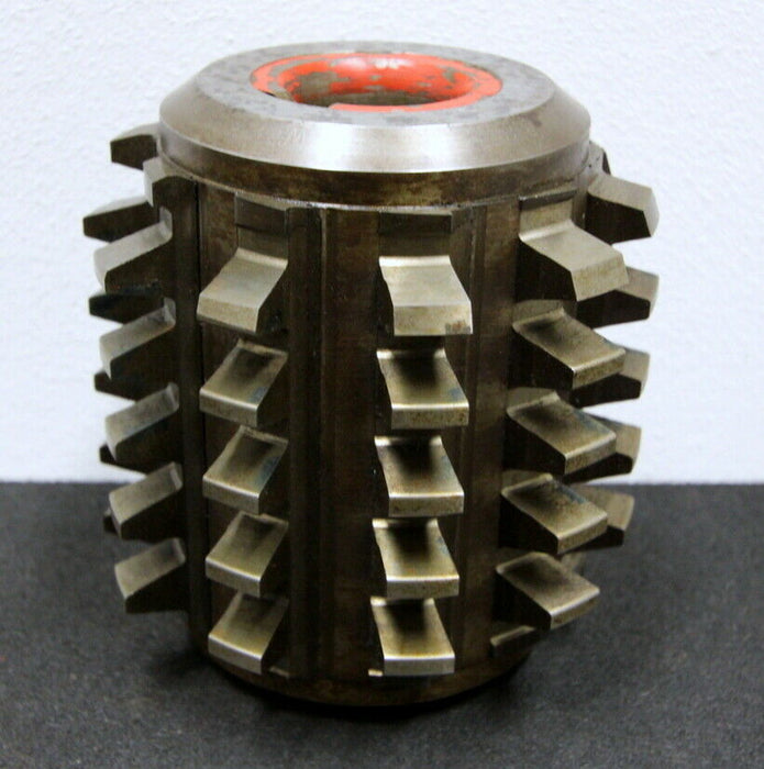 SAAZOR Stollenwälzfräser involute spline hob Vorfäser m=5,9mm 15° EGW 1gg. Re.