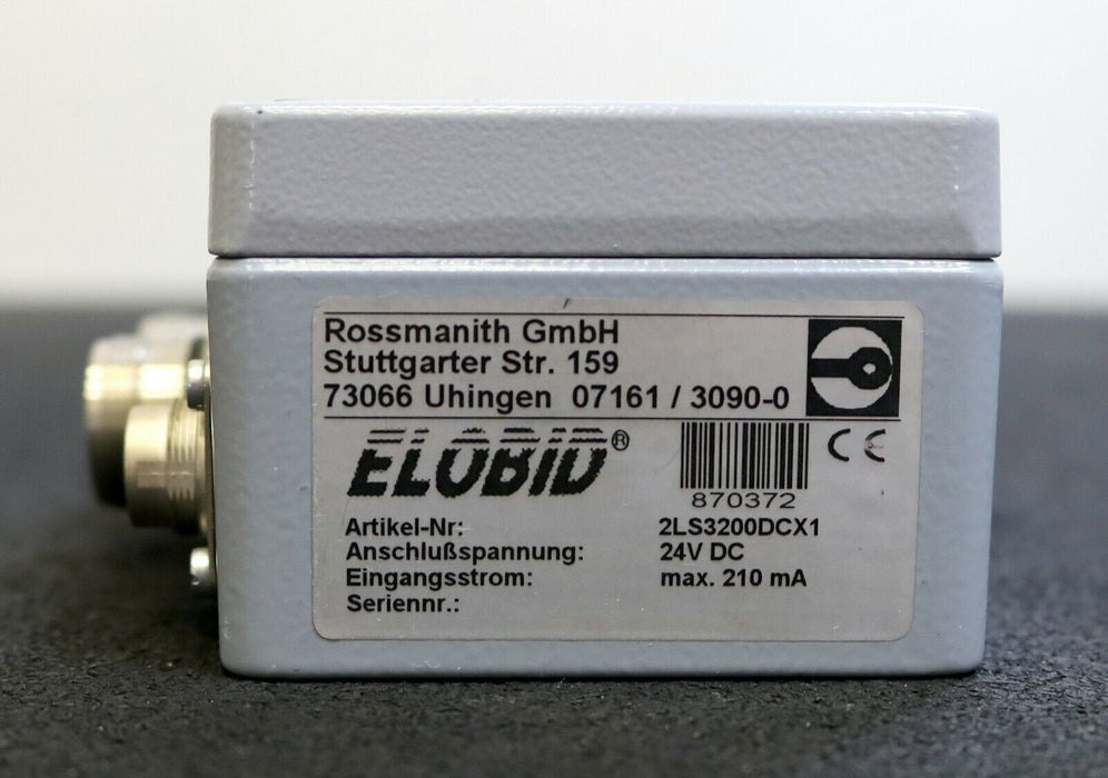 ROSSMANITH ELOBID Grundgerät Art.Nr. 2LS3200DCX1 Anschluss 24VDC max. 210mA