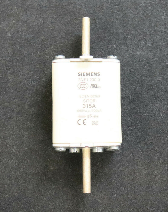 SIEMENS SITOR Sicherungseinsatz fuse-link 3NE1 230-0 315A 690VAC 100kA - gS