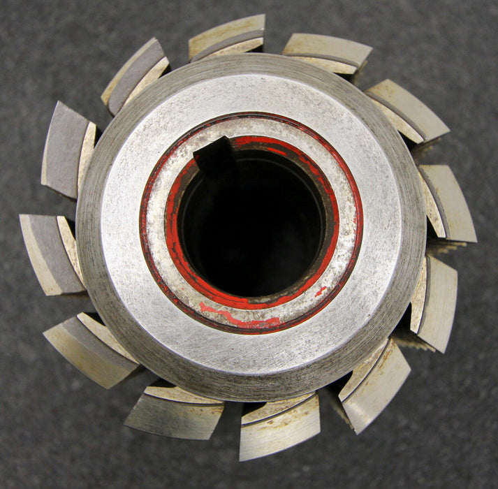 SAAZOR Stollenwälzfräser involute spline hob Fertigfräser m= 3,5mm 20° 1gg Links