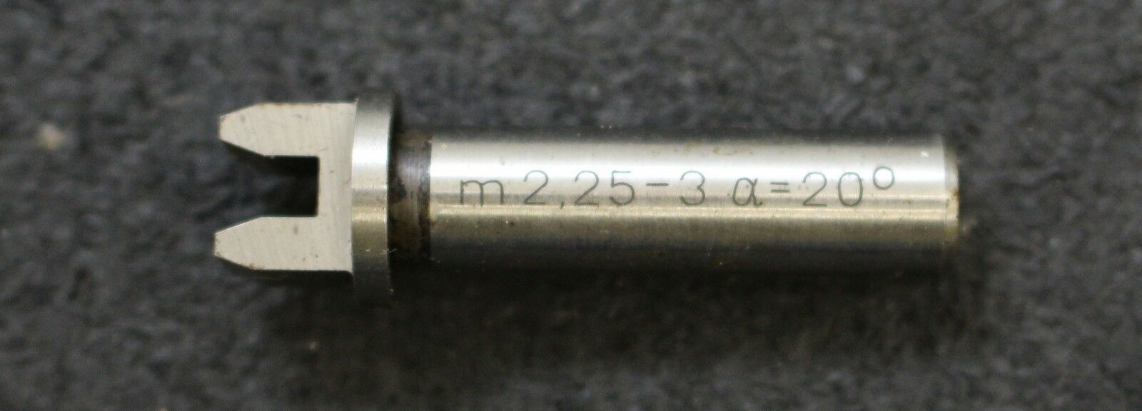 Messeinsatz für m = 2,25 - 3 mm 20° EGW / PA zylindrischer Schaft D. 8,0mm