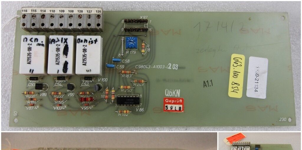 SIEMENS Handspindelregler/Hauptspindelregler C98043-A1003-L2-03