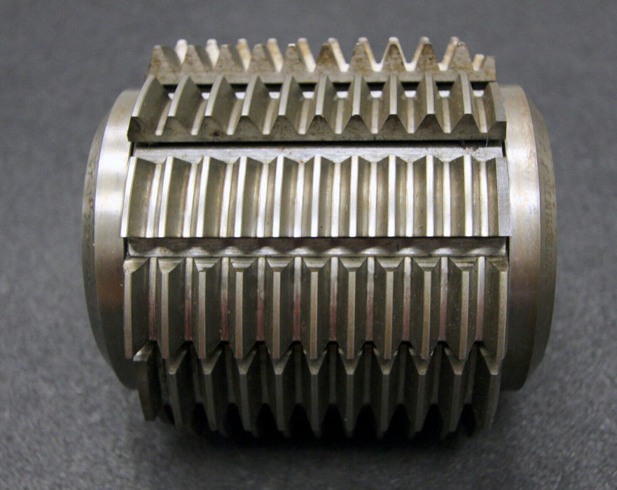 SAAZOR Stollenwälzfräser involute spline hob m= 2,5mm BP III nach DIN3972 20°