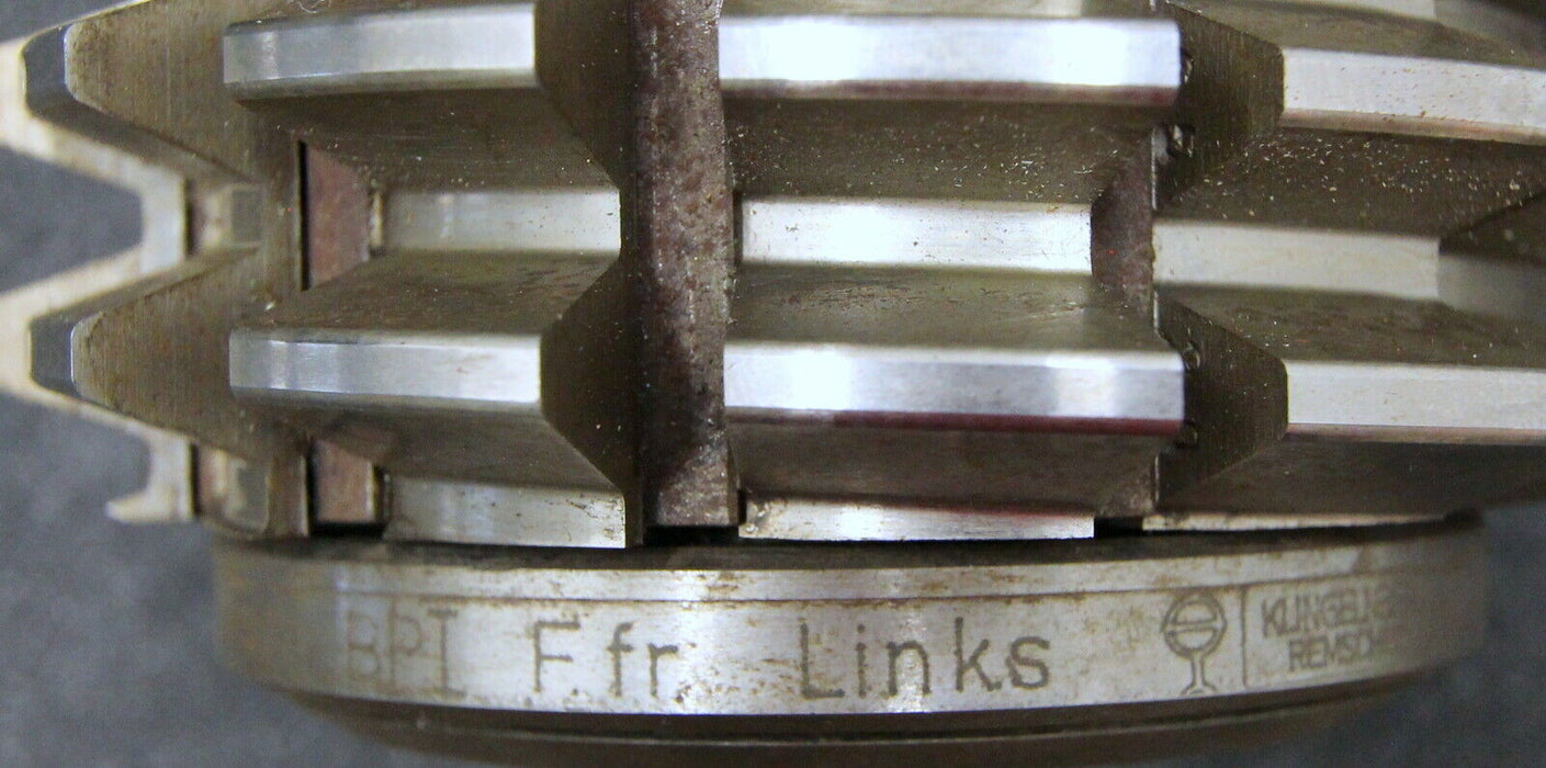 KLINGELNBERG Stollenwälzfräser involute spline hob m= 5mm 20° EGW hg= 10,835