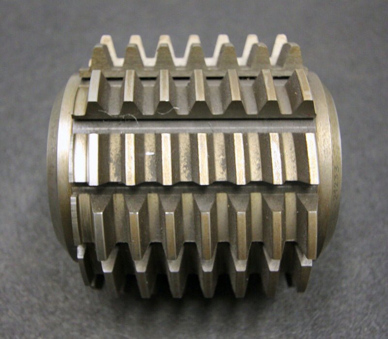 SAAZOR Stollenwälzfräser involute spline hob Vorfräser m= 3,75mm 15° EGW 1gg. Re