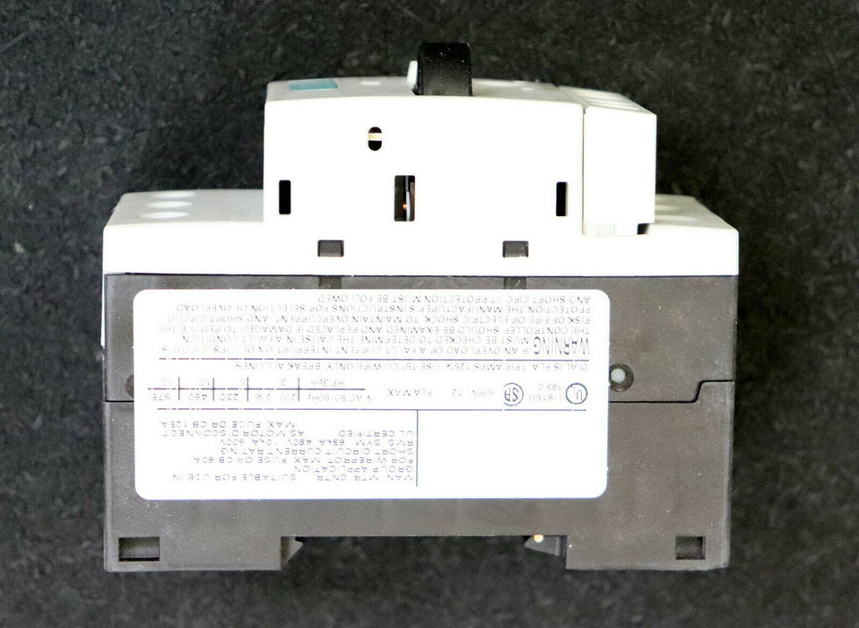 SIEMENS Motorschutzschalter 3RV1011-1KA15 9-12A 1NO + 1NC Baugröße S00