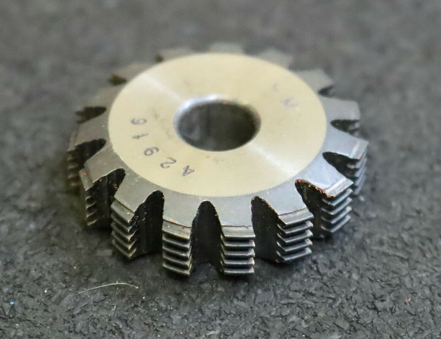 MIKRON Wälzfräser No. 42916 - Ø32x9xØ8mm 1gg. Rechts 15 Spanuten