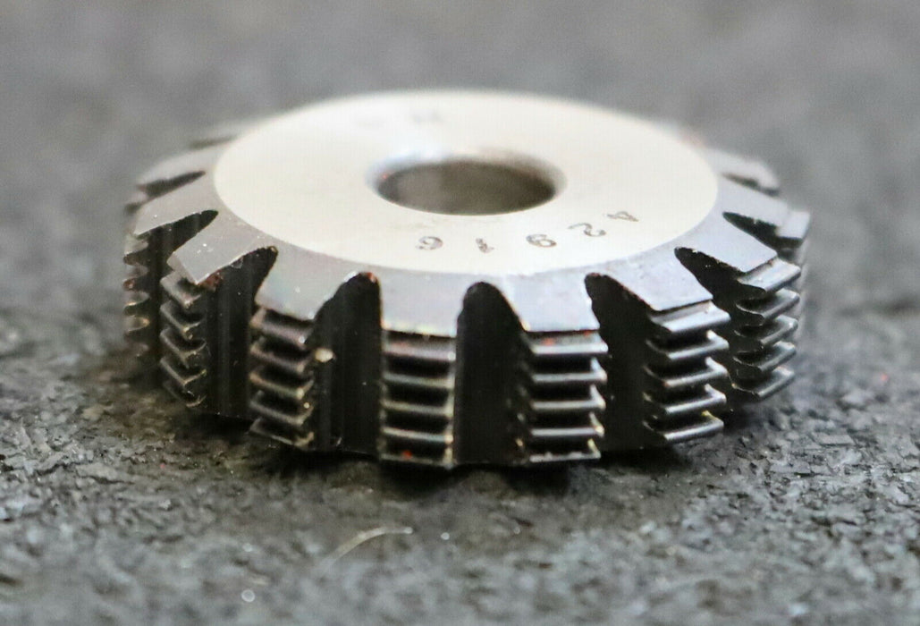 MIKRON Wälzfräser No. 42916 - Ø32x9xØ8mm 1gg. Rechts 15 Spanuten