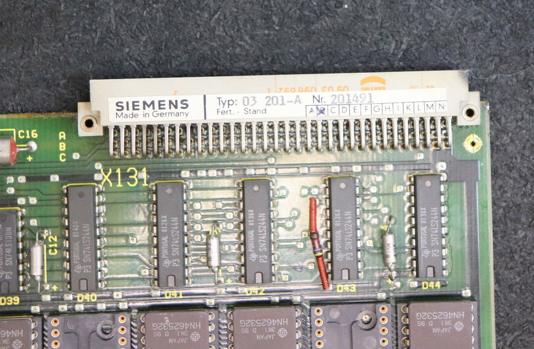 SIEMENS SIMATIC EPROM Karte 03200 03201-A 201491 Entwickungszustand B EPROM