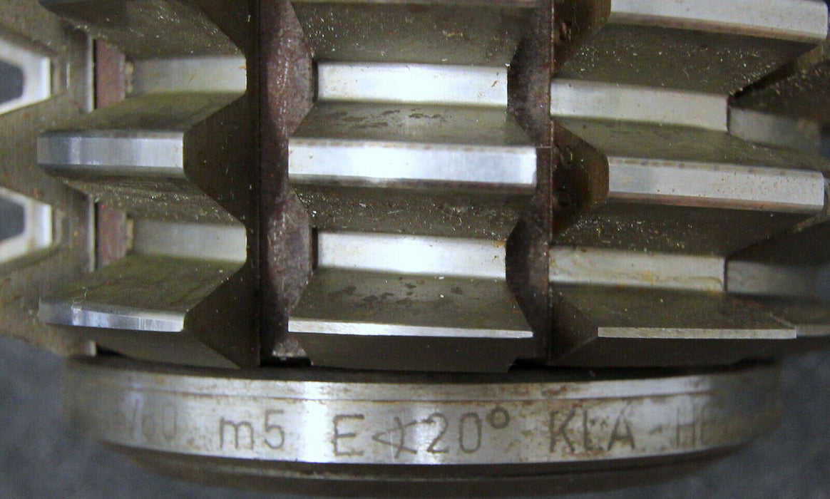 KLINGELNBERG Stollenwälzfräser involute spline hob m= 5mm 20° EGW hg= 10,835