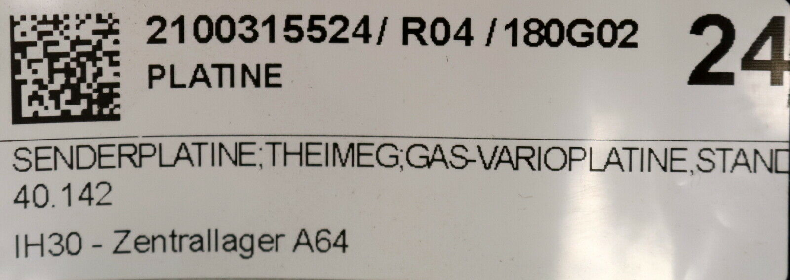 THEIMEG Sender-Platine für Kran-Fernsteuerung GAS-Varioplatine 40.142-431.4