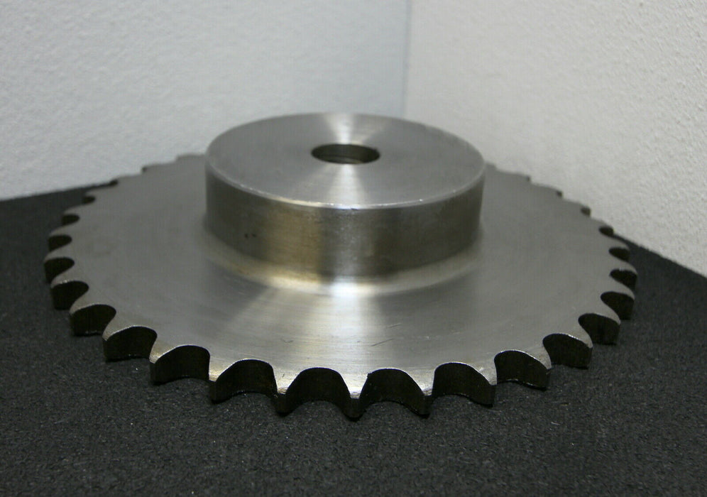 Kettenradscheibe mit einseitiger Nabe KRS Chainwheel Teilung 3/4"x7/16" Z= 34