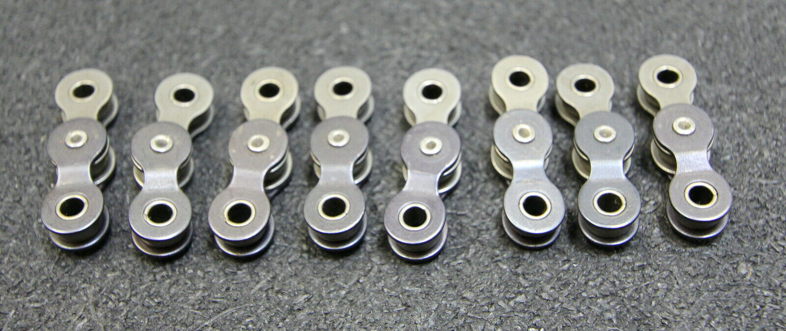 8x Gekröpftes Doppelglied Offset Link Single Simplex Teilung inch = 1/2"x1/8"