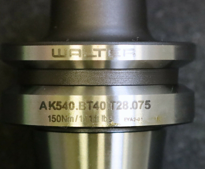 WALTER Aufnahme MAS-BT JIS B 6339 AK540 Type AK540.BT40.T28.075 150Nm unbenutzt