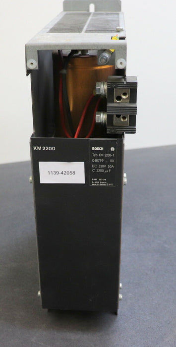 BOSCH Kondensatormodul KM 2200-T Artikelnr. 048799-110 520VDC 50A C 2200 µF