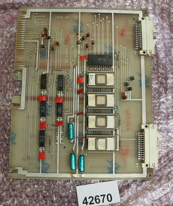 VEB NUMERIK Board 413784-2 NKM 4656-4B Platine 54988 Bestückung gemäß Bild