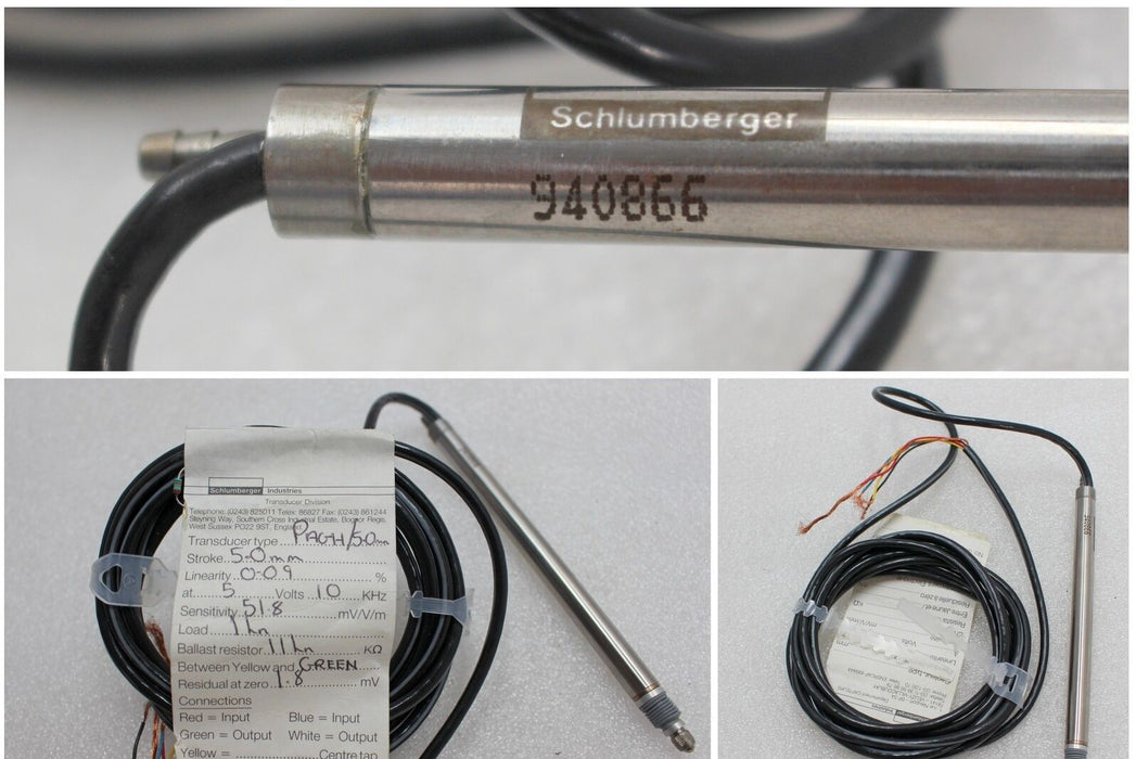 SCHLUMBERGER Transducer Messtaster PAG-H/5.0, Messweg/Stroke 5 mm