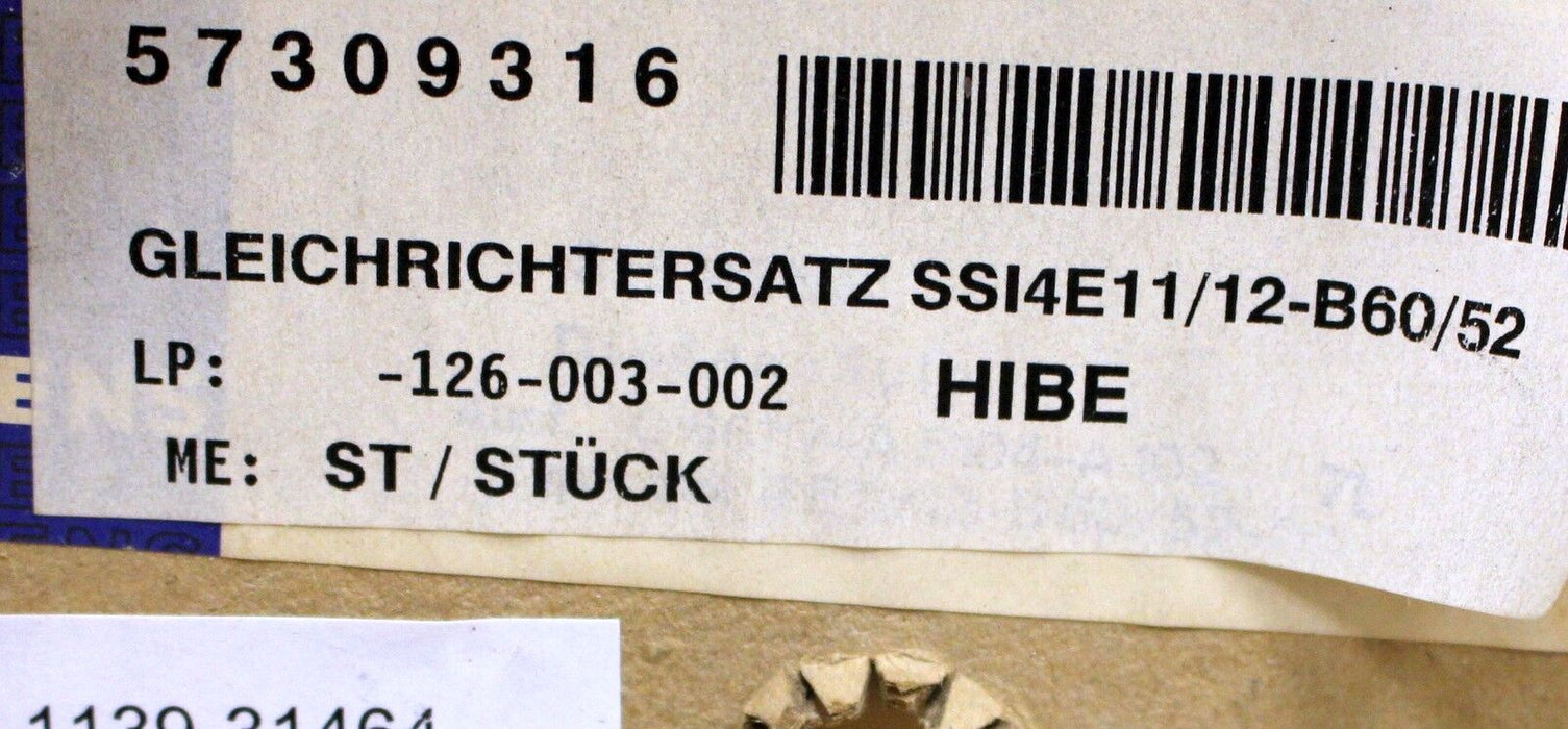 SIEMENS Gleichrichtersatz SSI4E11/12-B60/52-30 - Nr. C66117-A5104-A102