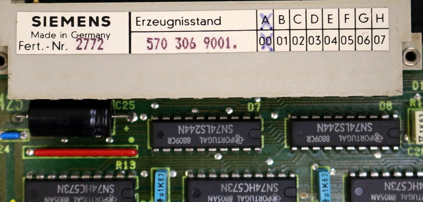 SIEMENS ! Overhauled ! SINUMERIK FBG Ausgabe 6FX1130-6BA00 ES: A gebraucht