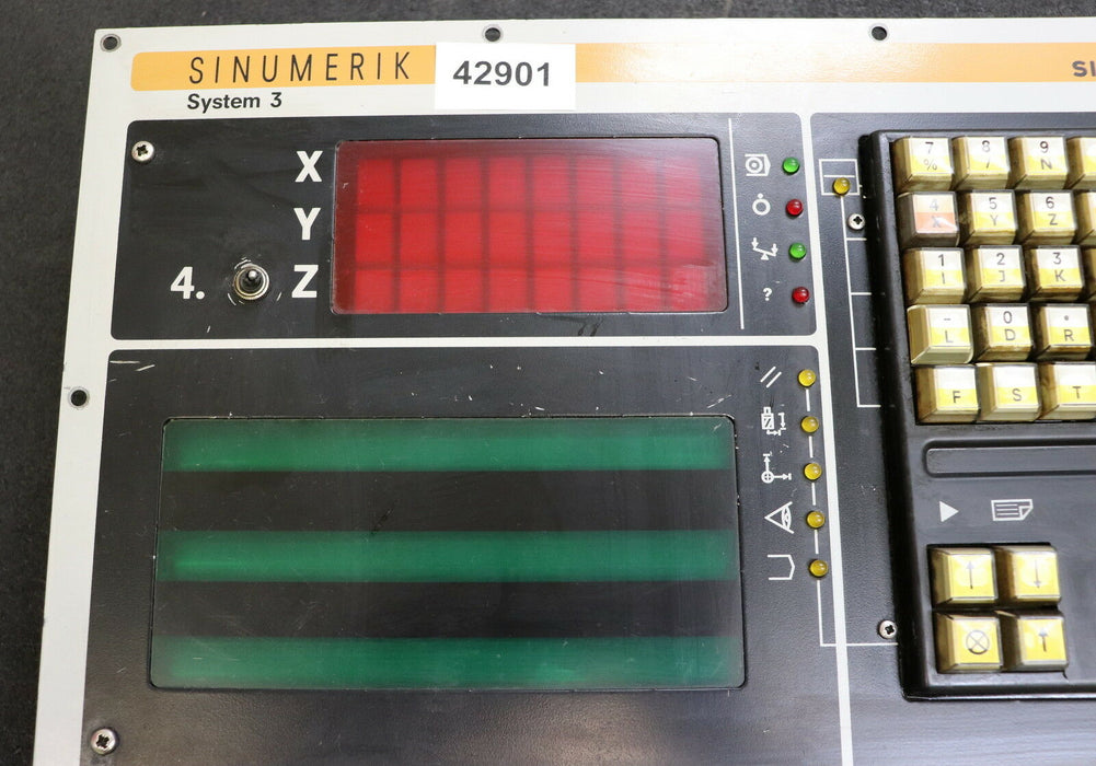 SIEMENS SINUMERIK 3M Operator´s Panel Nr. A 472 692 24VDC 25W gebraucht