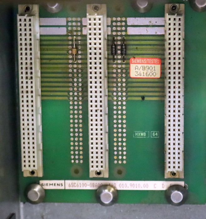 SIEMENS SIMODRIVE Grundgehäuse Rack unbestückt 500mm mit 8 Einschüben gebraucht