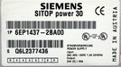 Bild des Artikels SIEMENS-SITOP-power-30-6EP1437-2BA00-Output-24VDC-30A-Input-400-500VAC-50/60Hz