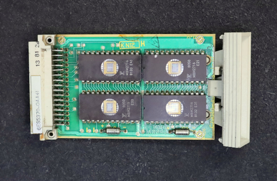 Bild des Artikels SIEMENS-SIMATIC-6ES5370-0AA41-Eprom-Modul-Ausgebaut-aus-Wälzfräsmaschine-PFAUTER