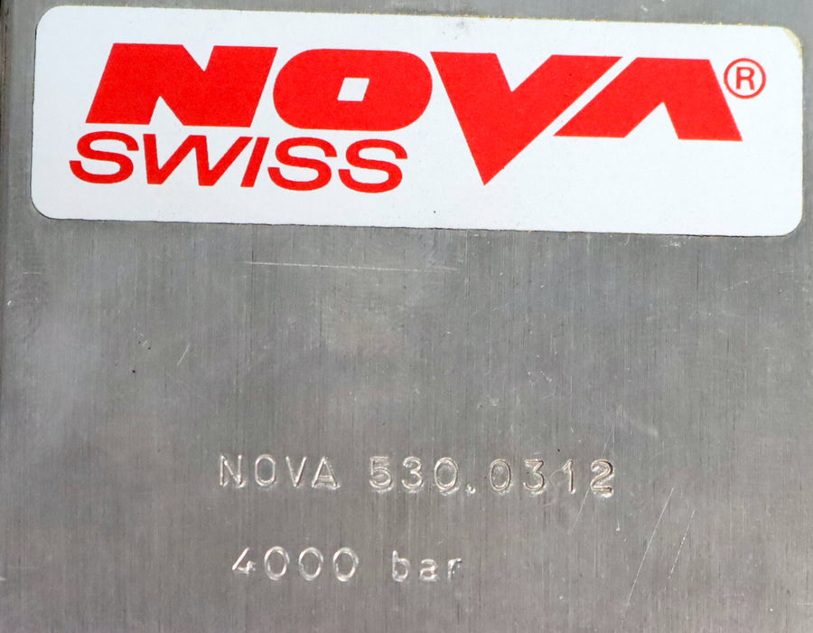 Bild des Artikels NOVA-Werke-Hochdruckventil-4000bar-Type-530.0312-NW3-Edelstahl-1.4401-unbenutzt