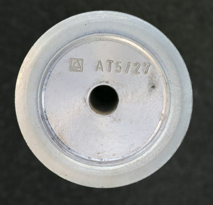 Bild des Artikels 2x-Aluminium-Zahnscheibe-mit-beidseitiger-Bordscheibe-46-AT5/27-Profil-AT5-Z=27-