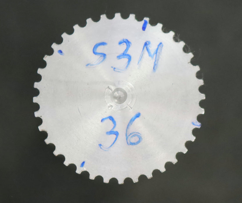 Bild des Artikels Aluminium-Zahnwelle-Toothed-shaft-S3M-36-Profil:-S3M-36-Zähne-GL-verzahnt-105mm