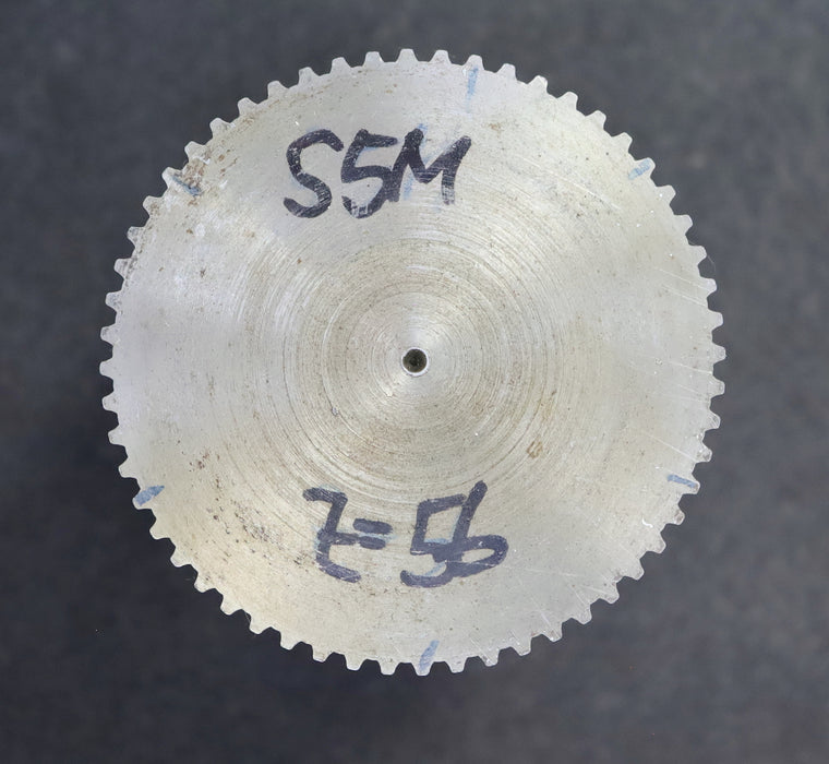 Bild des Artikels Stahl-Zahnwelle-Toothed-shaft-S5M-56-Profil:-S5M-56-Zähne-GL-verzahnt-120mm