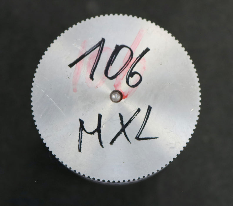 Bild des Artikels Aluminium-Zahnwelle-Toothed-shaft-MXL-106-Profil-MXL-106-Zähne-GL-verzahnt-102mm