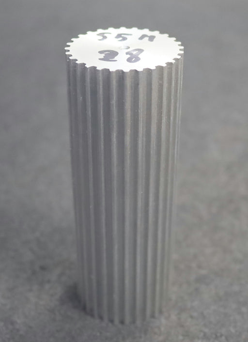 Bild des Artikels Aluminium-Zahnwelle-Toothed-shaft-S5M-28-Profil:-S5M-28-Zähne-GL-verzahnt-120mm