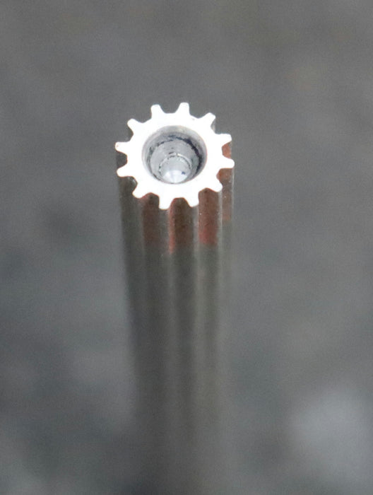 Bild des Artikels 2x-Aluminium-Zahnwelle-Toothed-shaft-MXL-12-Profil:-MXL-12-Zähne-GL-verzahnt-60mm