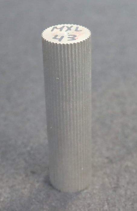 Bild des Artikels Aluminium-Zahnwelle-Toothed-shaft-MXL-43-Profil:-MXL-43-Zähne-GL-verzahnt-103mm