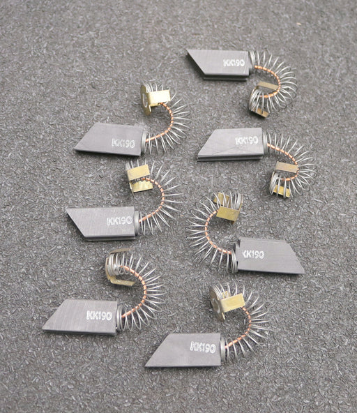 Bild des Artikels 7x-Kleinkohlebürste-KK190-6,3x12,5x28/20mm(t-x-a-x-r)-mit-Kabel,-Feder-und-Bügel