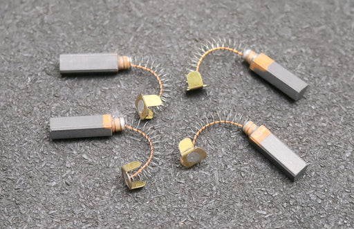 Bild des Artikels 4x-Kleinkohlebürste-5x6,5x23mm-(t-x-a-x-r)-mit-Kabel,-Feder-und-Bügel-unbenutzt