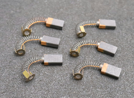 Bild des Artikels 6x-Kleinkohlebürste-6x11x22,5mm-(t-x-a-x-r)-mit-Kabel,-Feder-und-Bügel-unbenutzt