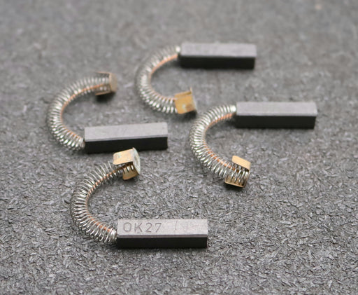 Bild des Artikels 4x-Kleinkohlebürste-0K27-6x6x24mm-(t-x-a-x-r)-mit-Kabel,-Feder-und-Bügel