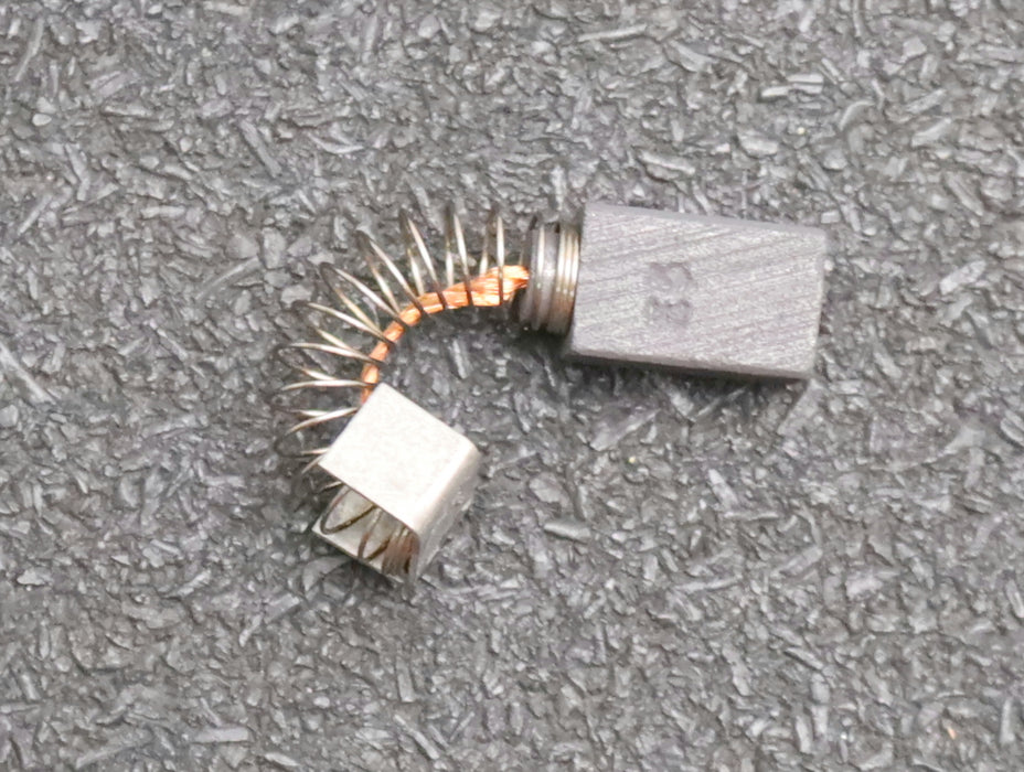 Bild des Artikels 5x-Kleinkohlebürste-E5-8x6x15mm-(t-x-a-x-r)-mit-Kabel,-Feder-und-Bügel-unbenutzt