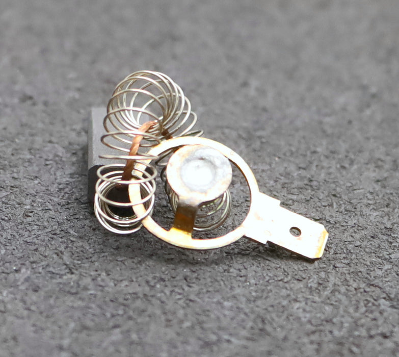 Bild des Artikels 4x-Kleinkohlebürste-10x6,3x24mm(t-x-a-x-r)-mit-Kabel,-Feder-und-Spezialteller