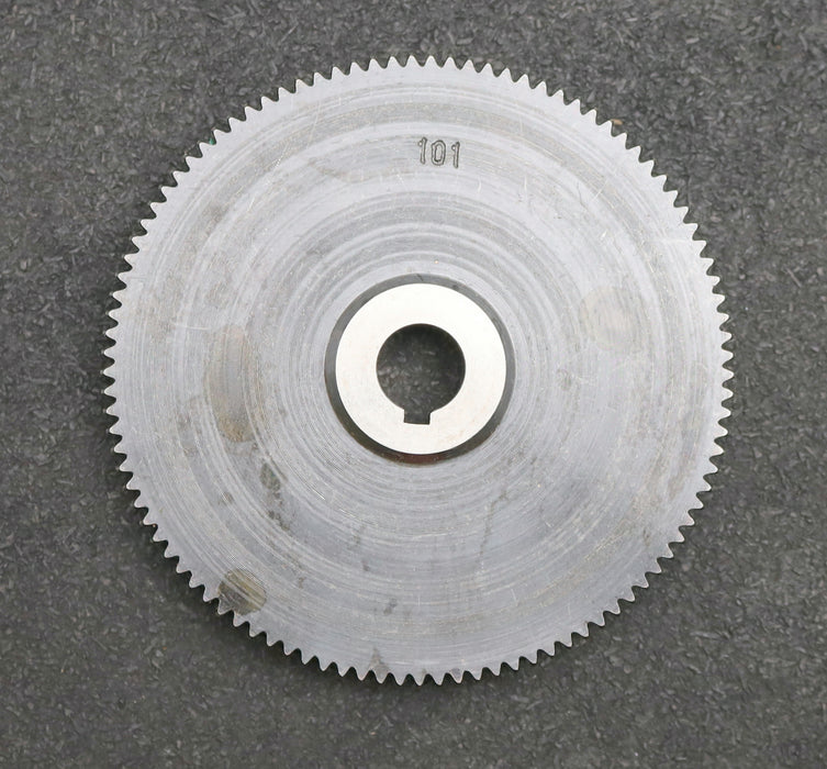 Bild des Artikels Stahl-Wechselrad-exchange-wheel-Modul-m=1,0mm-Z=101-Breite-12mm-Bohrungs-Ø=-14mm